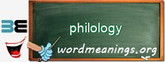 WordMeaning blackboard for philology